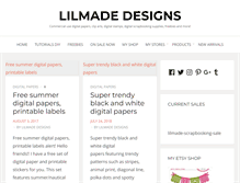 Tablet Screenshot of lilmade.com